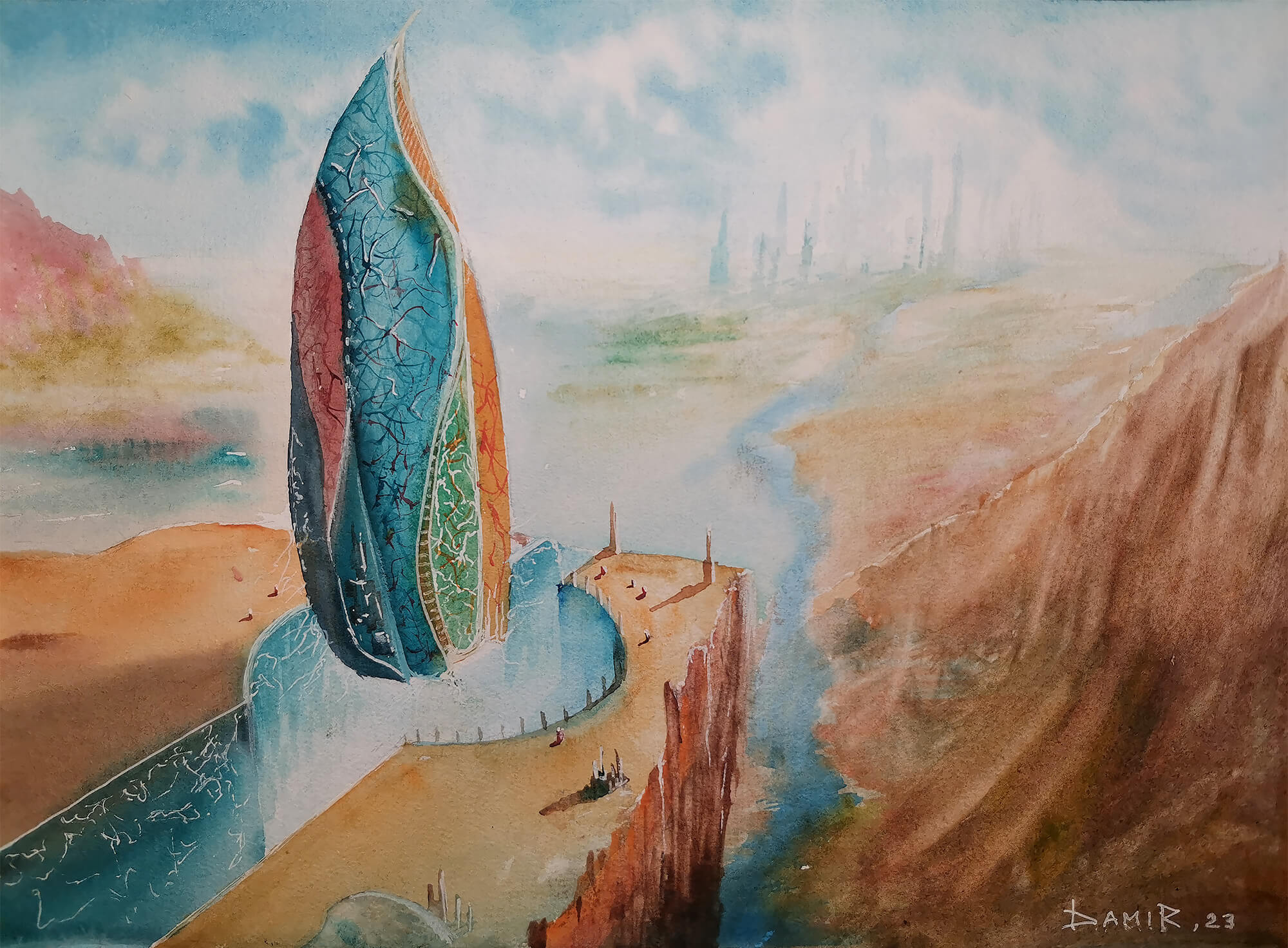 Шаттл, картина Дамира Хасанова